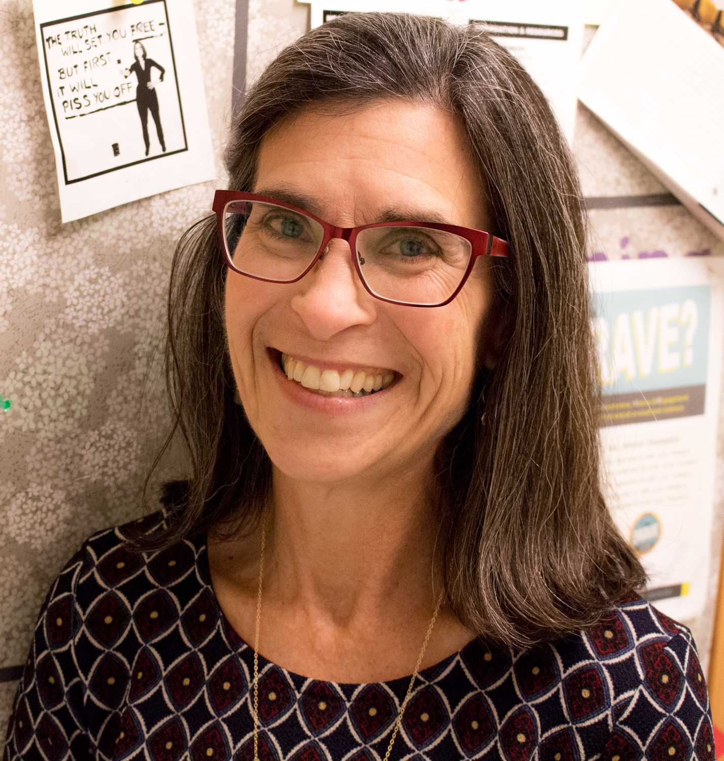 April Lidinsky, Associate Professor of Women’s Gender Studies PHOTO/ Kendall Asbell 