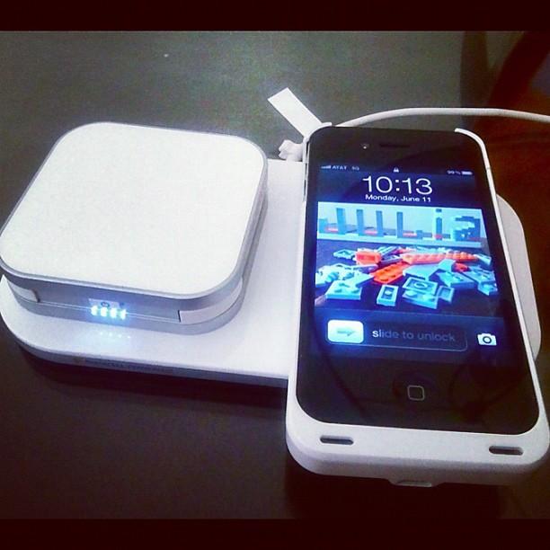 A Duracell Powermat in action, one of the university’s options for wireless charging on campus. Photo credit: Julia Roy via flickr.com