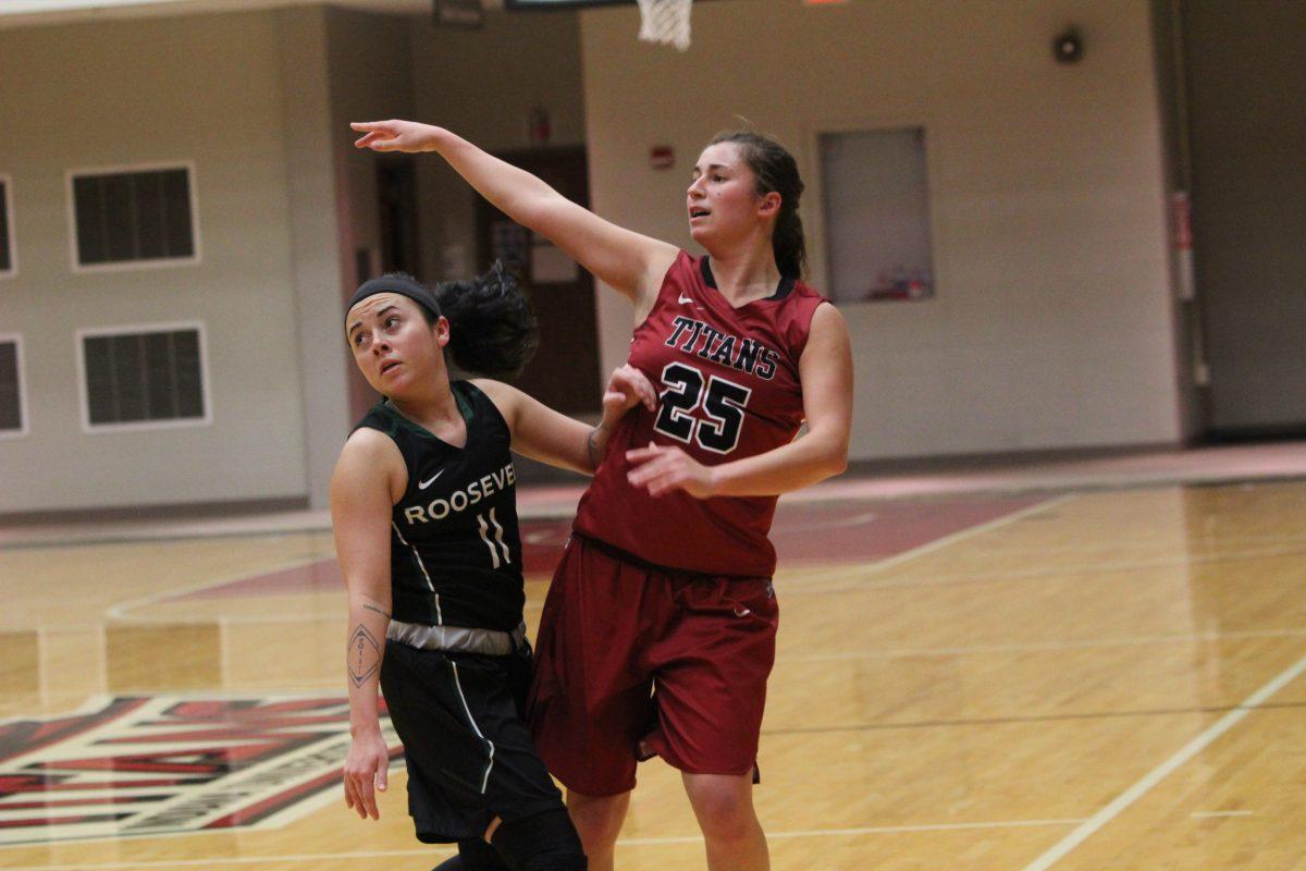 Sophomore Kyleigh Kubik would kill it for the Titans, as her 23-point night along with her teammates help broke their losing streak with a 15-point victory.

PHOTO/Casey McDonald