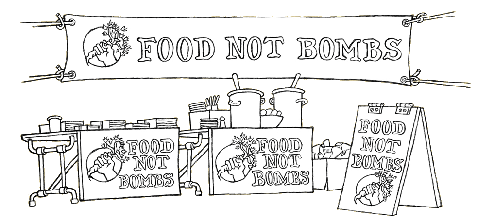 Food Not Bombs welcomes volunteers